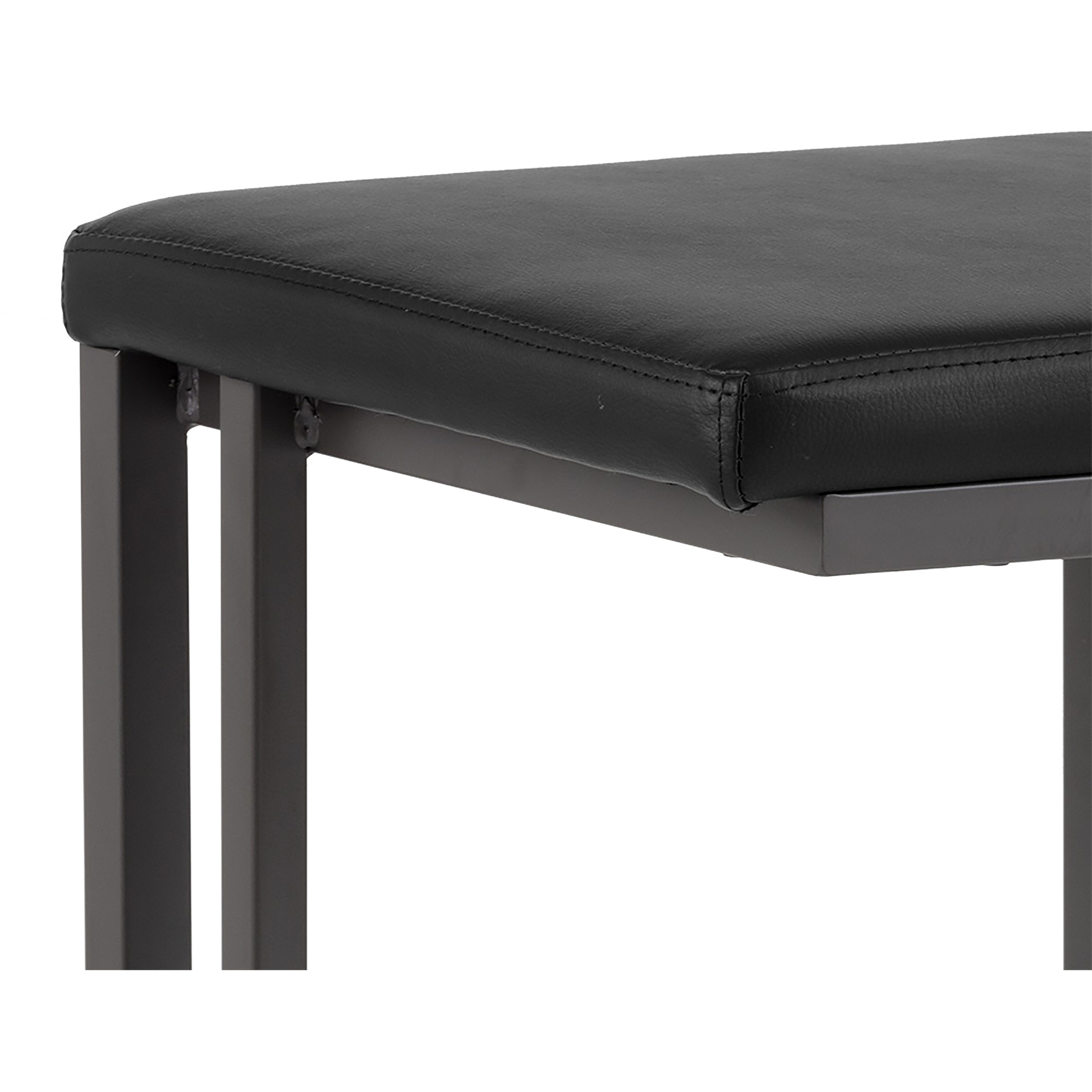 Boone 30 inch Grey / Onyx Barstool, Set Of 2